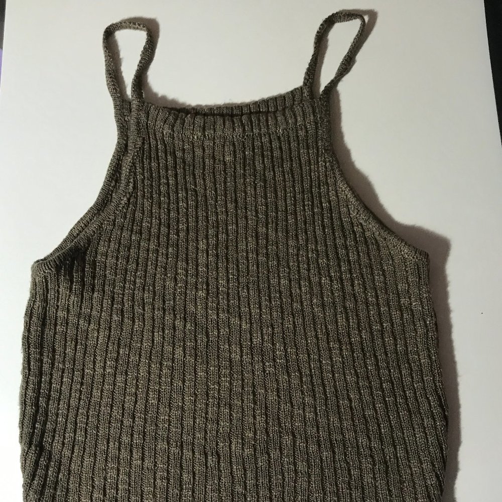 Woven Crop Top